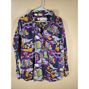 Fresh Print x Wicked Pajama Set Elphaba's Alchemy Large Shirt Pants Purple